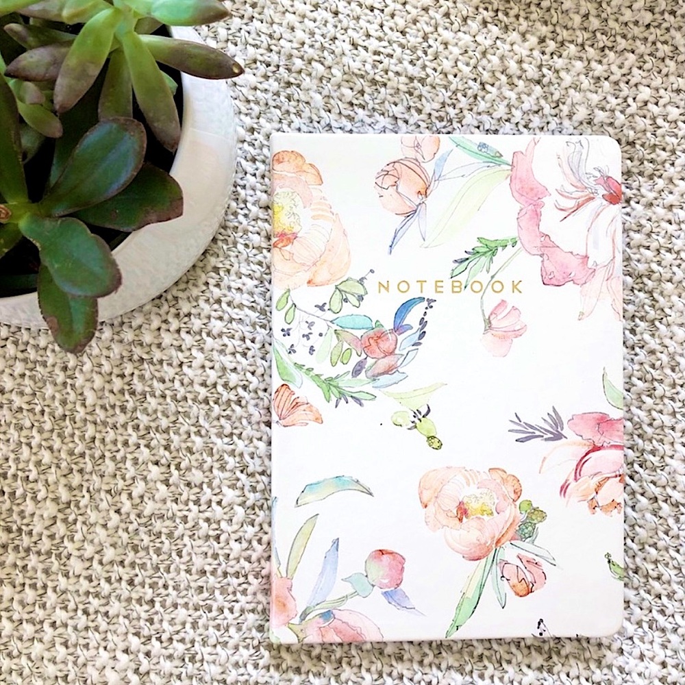 Watercolor Floral Journal